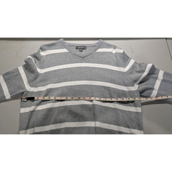 Merona 100% Cotton Sweater Mens Size L V Neck Sweatshirt - Picture 3 of 5